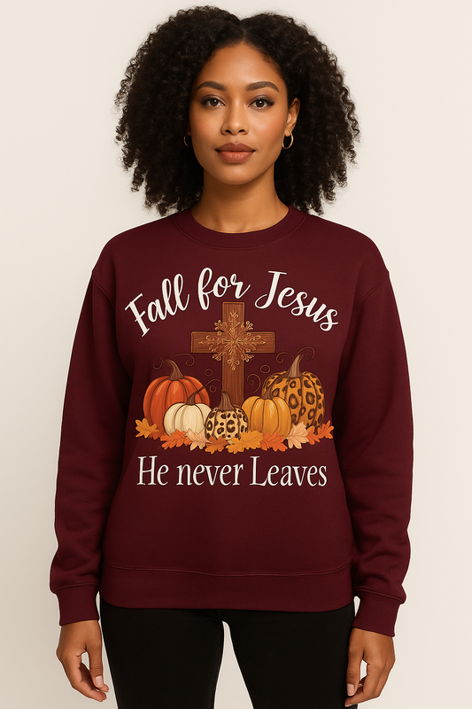 ShaRUN™ Select Exclusive-FALL FOR JESUS CREWNECK