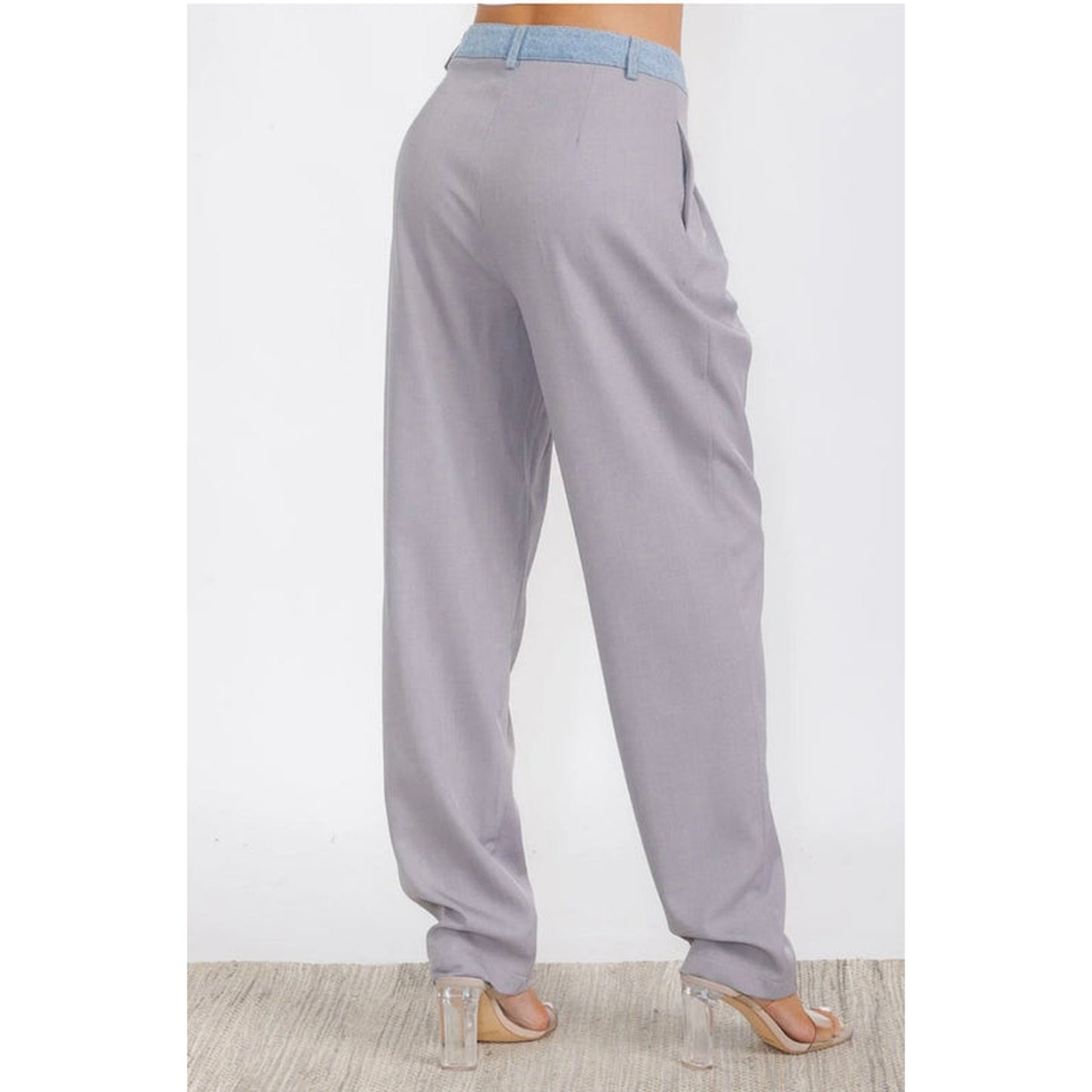 RUN THE LOOK PLEATED PANTS