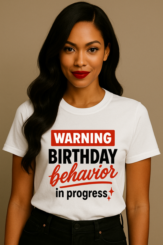 ShaRUN™ Exclusive-Birthday Behavior T-Shirt