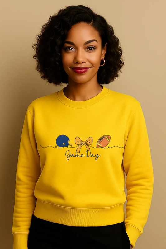 ShaRUN™ Exclusive Game Day Spirit Yellow Crewneck